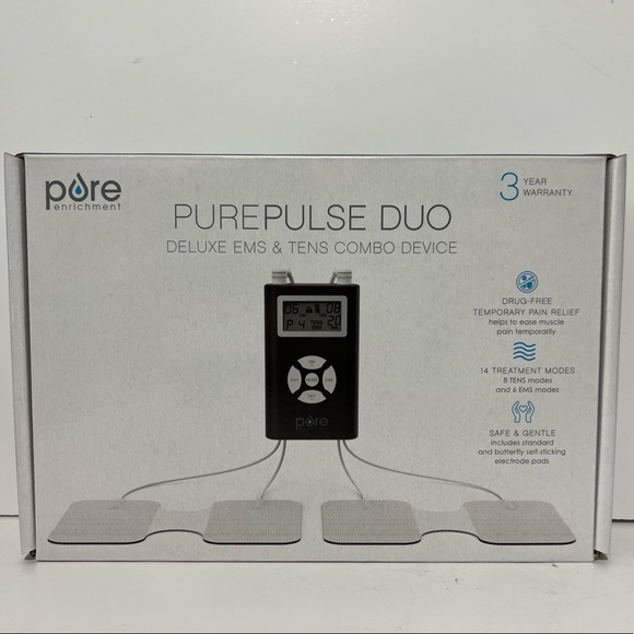 Pure Enrichment PurePulse DUO TENS/EMS Bundle + 5 Extra Pack of Electrode Pad - Picture 6 of 8